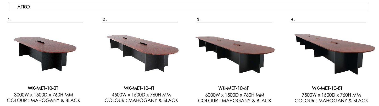 atro series meeting table