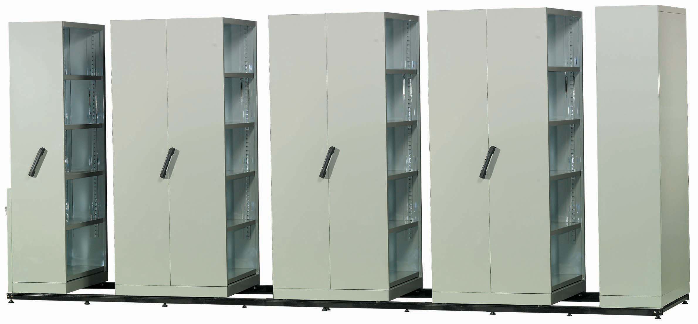 office storage steel 8 bay mobile compactor