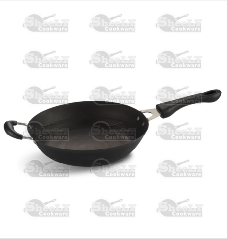 14" (36 CM) Cast Iron Pan POLISH and Seasoning (Model : 14PPLH)