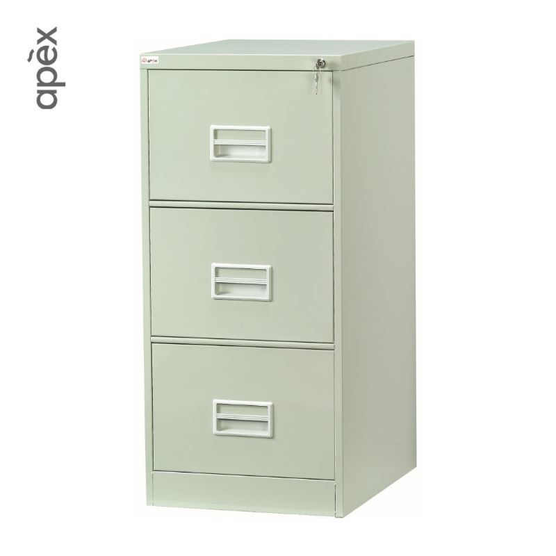 2 Drawer Filing Cabinet with Recess Handle ST-106C