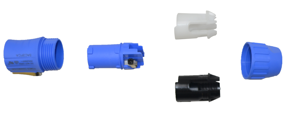 3 PIN POWER CONNECTOR PLUG (TYPE A)- POWER IN - CMRCDX-3FCA