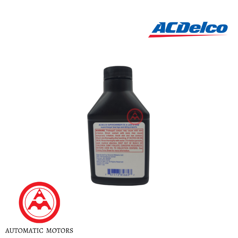 ACDelco Supercharger Oil For All Supercharger 118ML Mercedes Benz / BMW / AUDI / VW