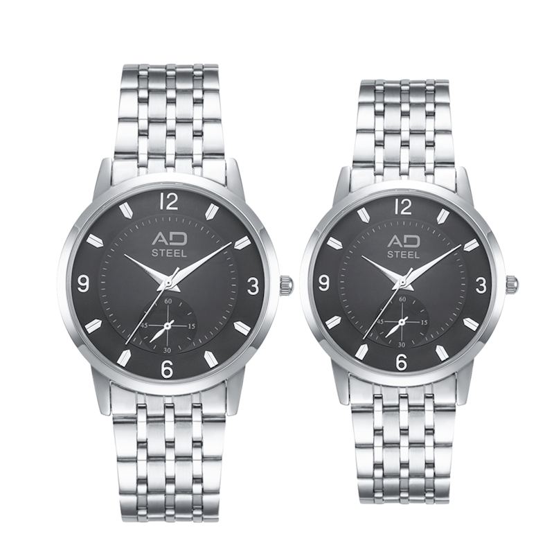 AD Steel AD8190 Couple Smart Casual Stainless Steel Chain Watches Supplier in Malaysia Price Review