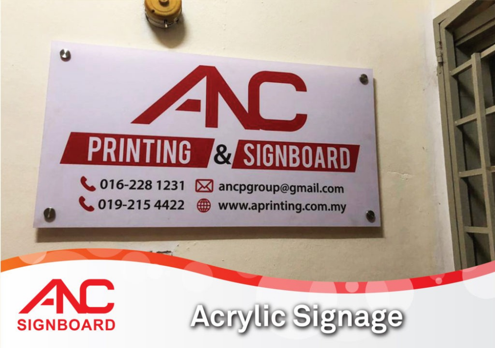 Acrylic Sign