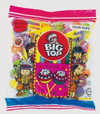 Big Top Lollipops - Sour Pops
