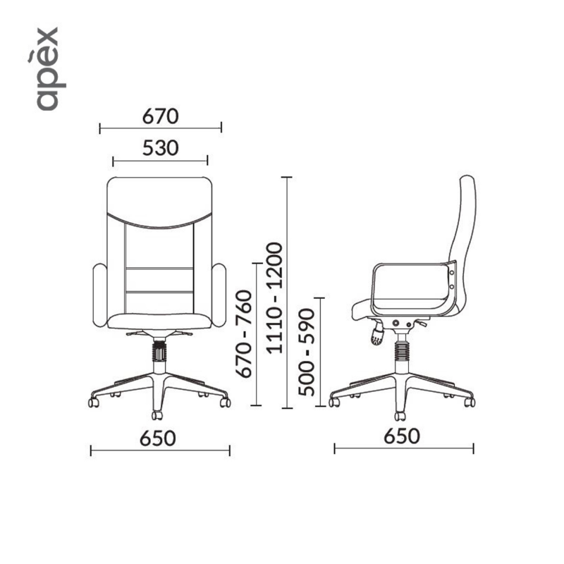 Boss Office High Back Leather Chair - B3 Series
