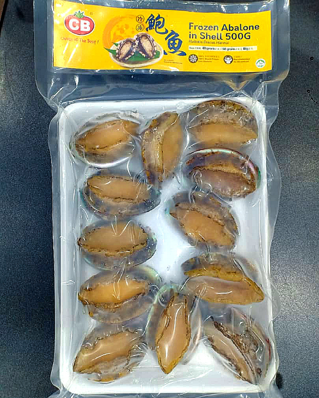 CB Frozen Abalone In Shell 500G