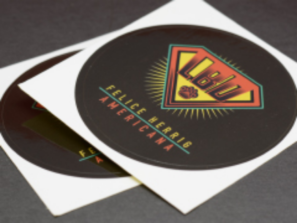 Classic Mirrorkote Art Paper Sticker