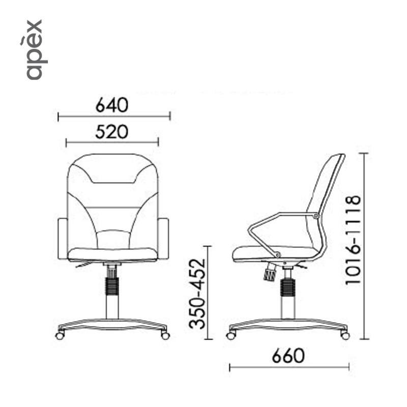 Comfortable Office Fabric Chair - CH-196MB 