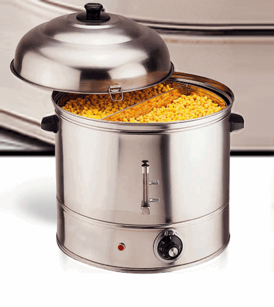 Corn Steamer(Electric)-Polished Food Grade 304 Stainless Steel