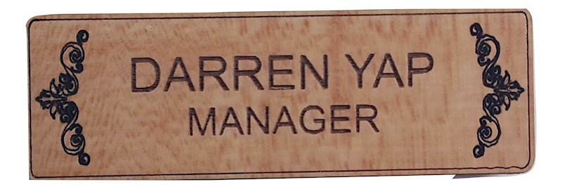 Customisable Name Tag