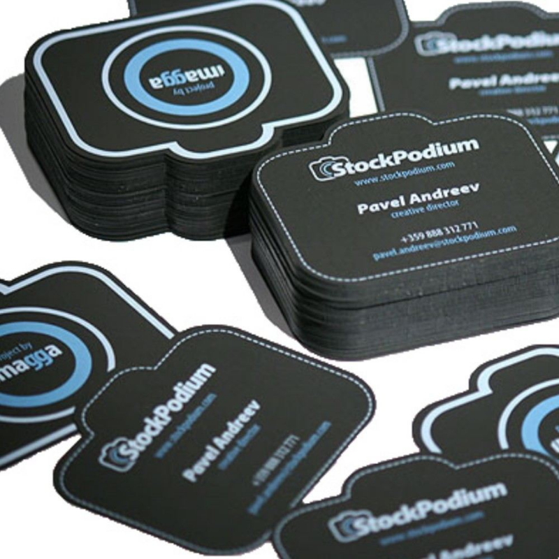 Die Cut Business Card