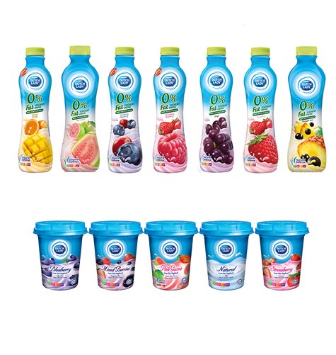 Dutch Lady Low Fat Yoghurt And Dutch Lady 0% Fat Yoghurt Drink