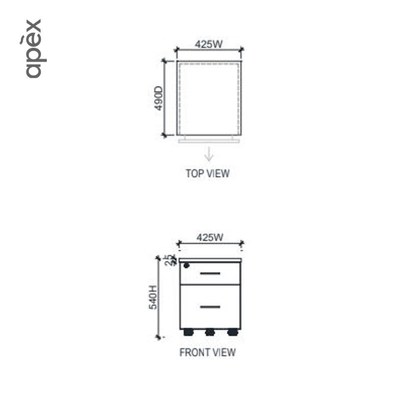 Elegant Classic Office Drawer - EVO MASTER Series