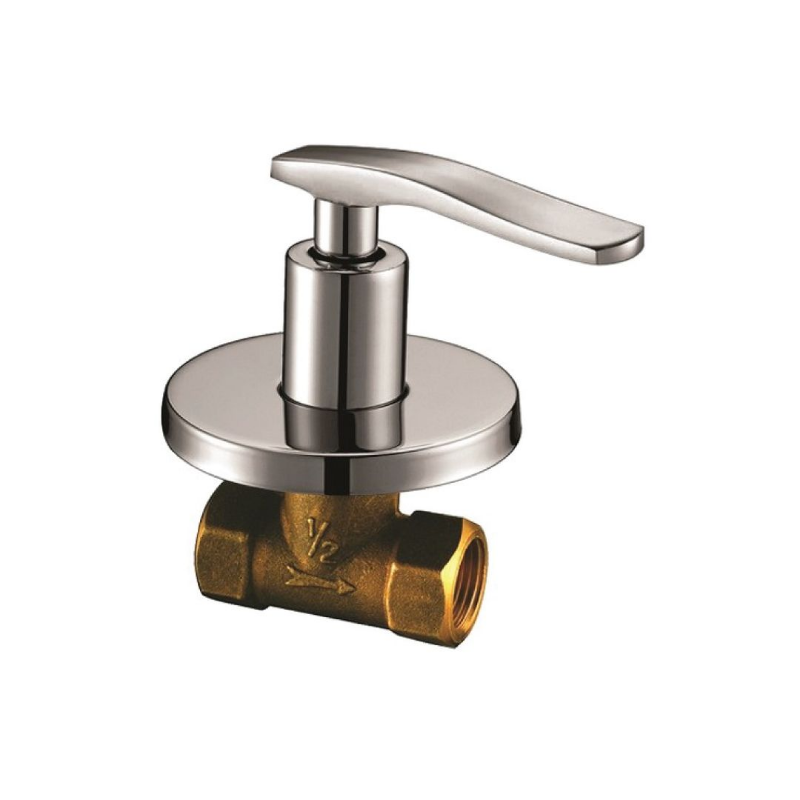 FAUREX Brass Chrome ½” Stopcock