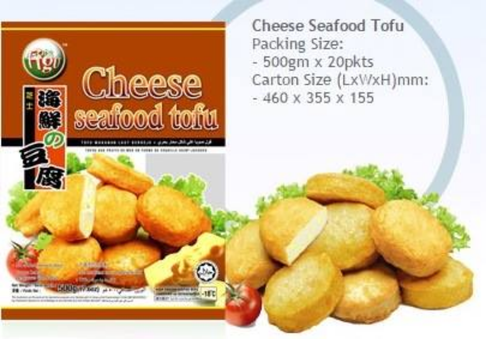 Figo Cheese Seafood Tofu 500G 24pcs