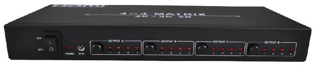 HDMI MATRIX SWITCH SUPPORT 4X4 - KVSWNL-HDMS404N
