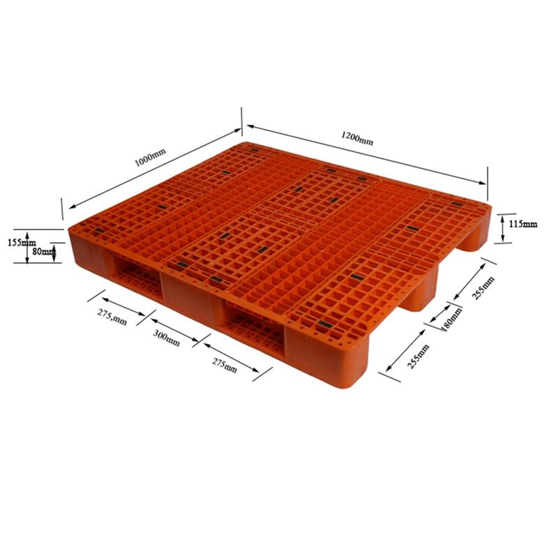 Heavy duty plastic pallet