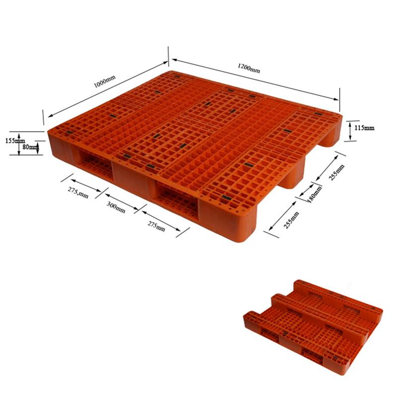 Heavy duty plastic pallet