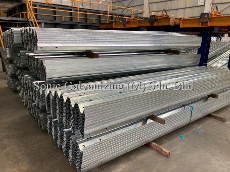 Highway Guardrail Hot Dip Galvanizing Services