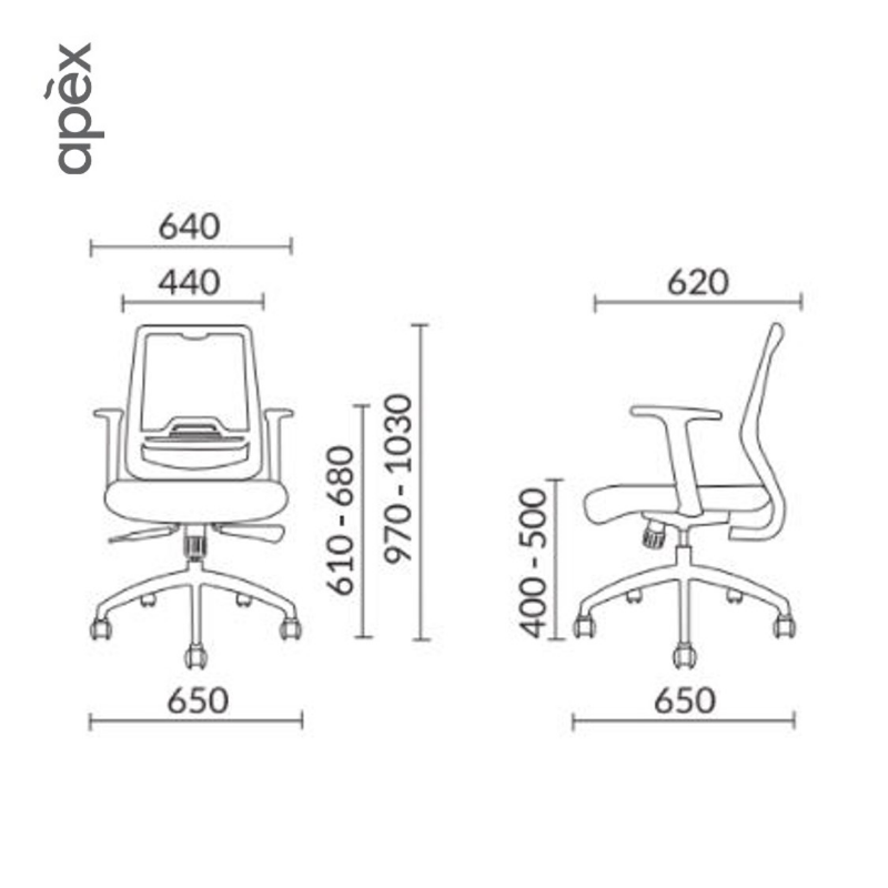 Low Back Mesh Office Chair - DANG Series