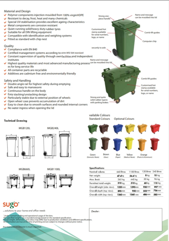MOBILE GARBAGE BIN ( MGB )
