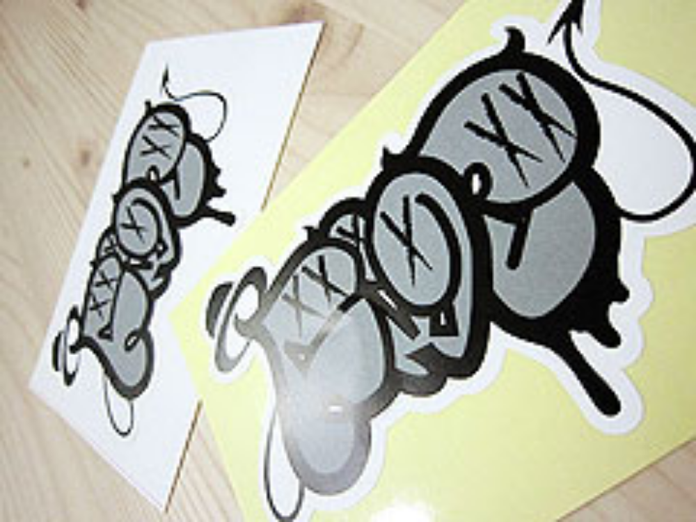 Matt Mirrorkote Art Paper Sticker