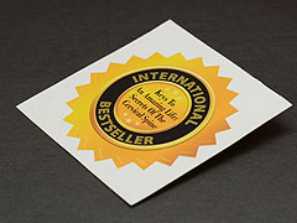 Matt Mirrorkote Art Paper Sticker