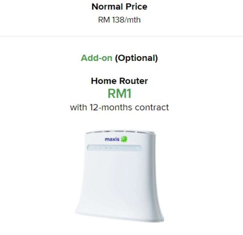 Maxis Internet Plans