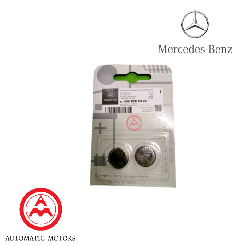 Mercedes Benz Original Remote Control Battery (2pcs) (CR2025)(0008280388)(A0008280388)