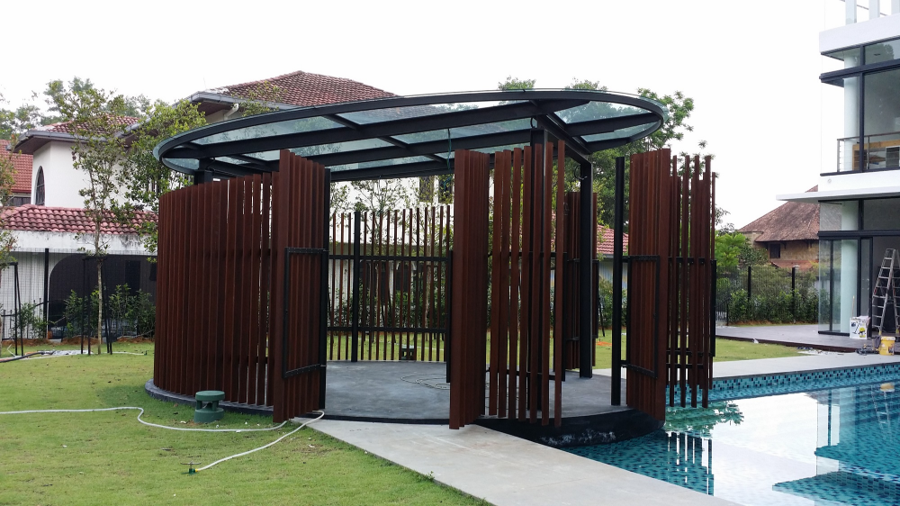 Mild Steel Pergola