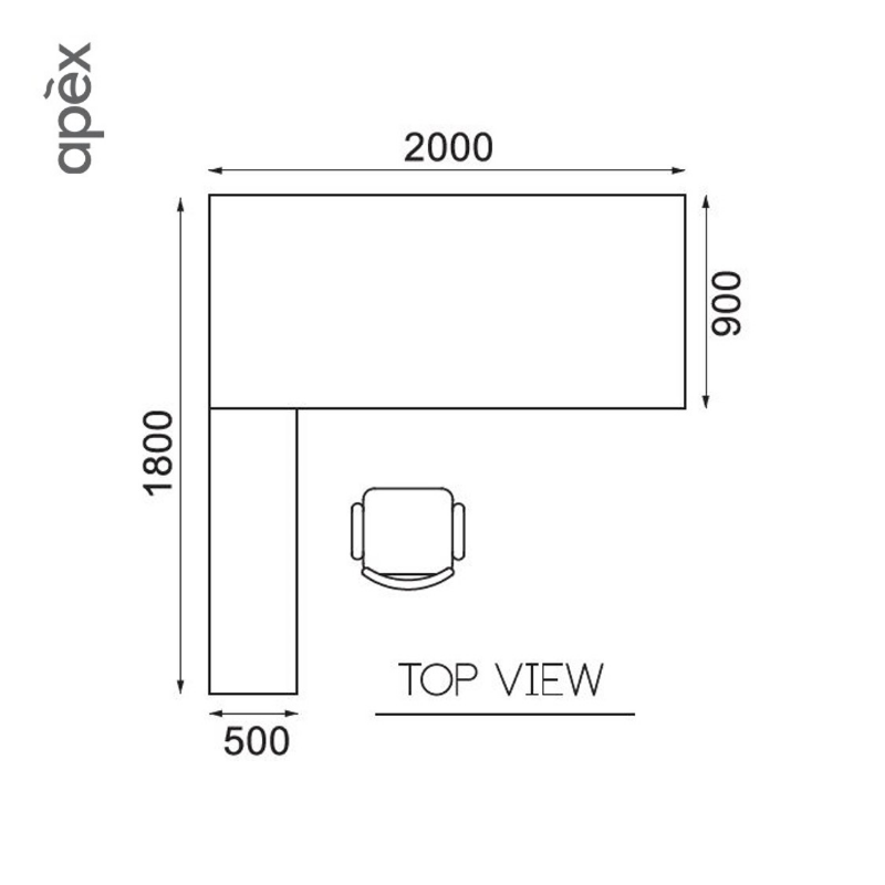 Modern Classic Director Office Table - SENTI Series