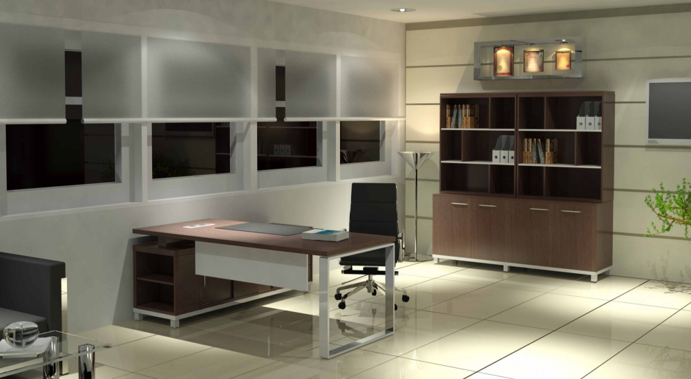 Modern Classic Director Office Table - SENTI Series