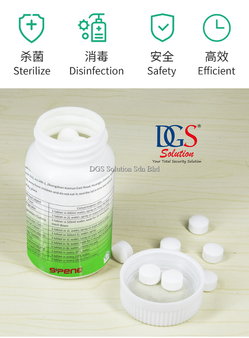 Non Toxic Chlorine Dioxide Disinfection Tablet