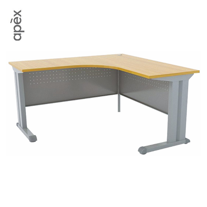 Office Workstation L-Shape Office Table - LUXIM Series