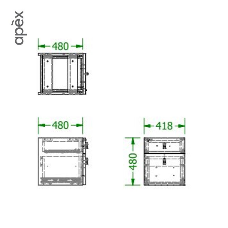 Office Workstation Office Table Hanging Drawer Cabinet - YH Series