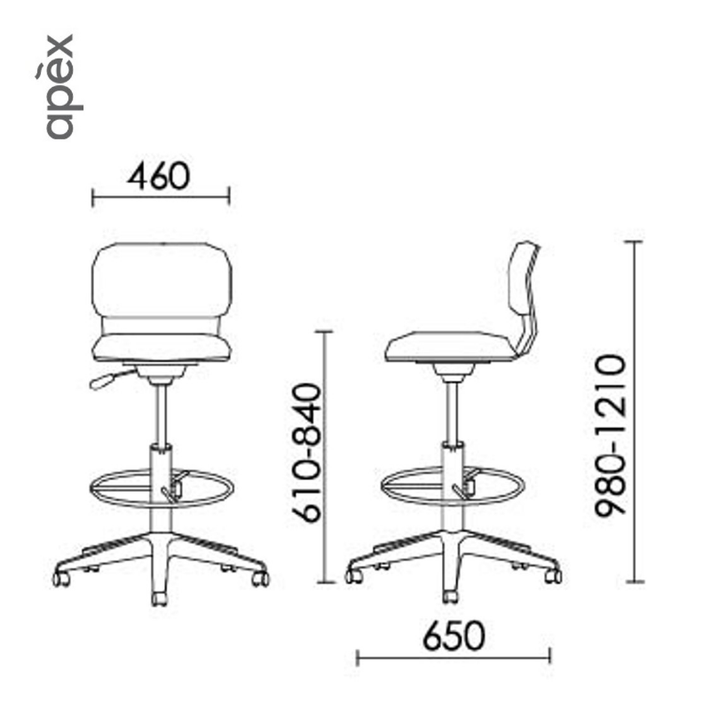 One Stop Series Drafting Chair - CH-496