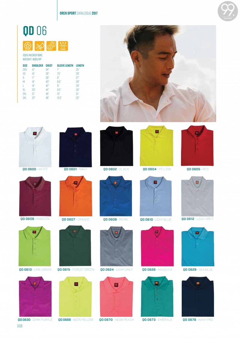 Oren Polo Tee (QD06)