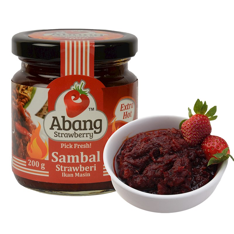Original Recipe Spicy Sambal Strawberry with Salted Fish