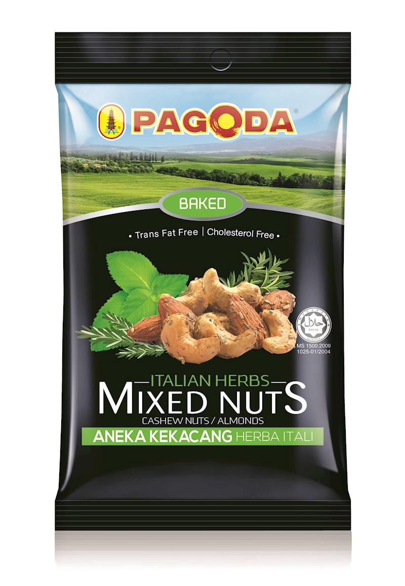 Pagoda Italian Herbs Mixed Nuts (Cashew Nuts and Almond)