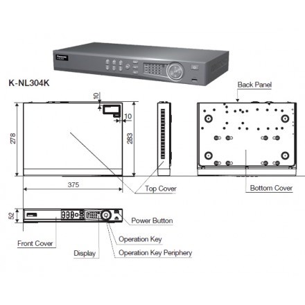 Panasonic Network Video Recorder_K-NL304K/G