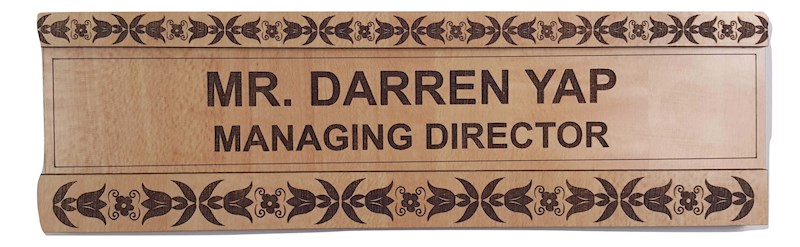 Personalize Door and Table Signage
