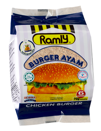 Ramly Chicken & Beef Burger Patty