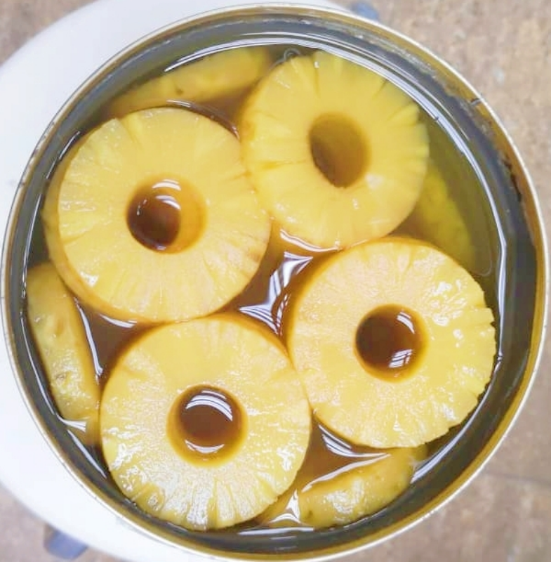 Reico Canned Pineapple Whole Slices in Light Syrup - 3.03kg (淡糖浆菠萝整片罐头 - 3.03kg)