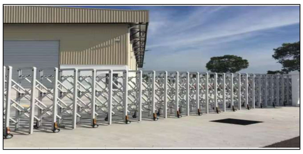 Retractable Gate Aluminium Manual - RGA 004