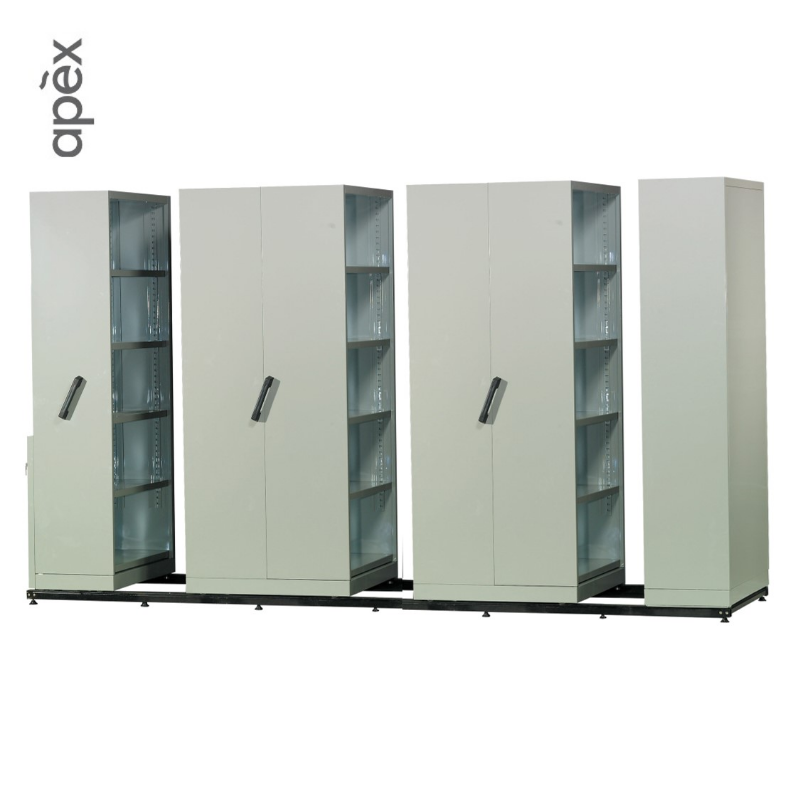 STEEL SERIES - 6 Bay Mobile Compactor ST-138-6B