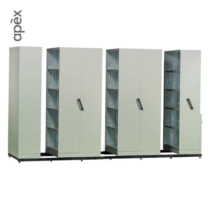 STEEL SERIES - 6 Bay Mobile Compactor ST-138-6B