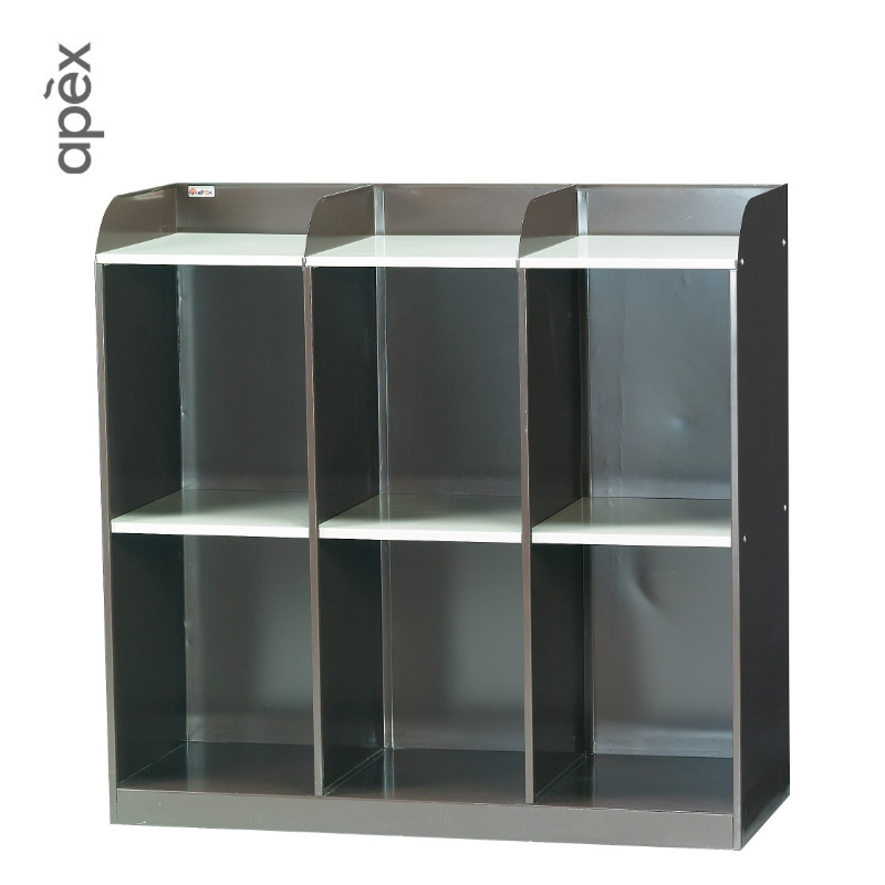 STEEL SERIES - 6 Pigeon Holes Side Table ST-113A