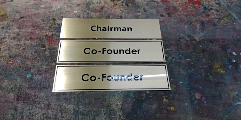 S/steel & brass - Etching plate
