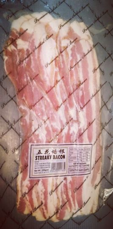 Streaky Bacon 500G 